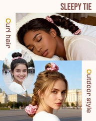BONNET QUEEN travel-friendly satin curler package for on-the-go styling without heat.