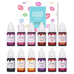 Bonnie Choice pigmentos labial 12 colores para crear brillos personalizados.