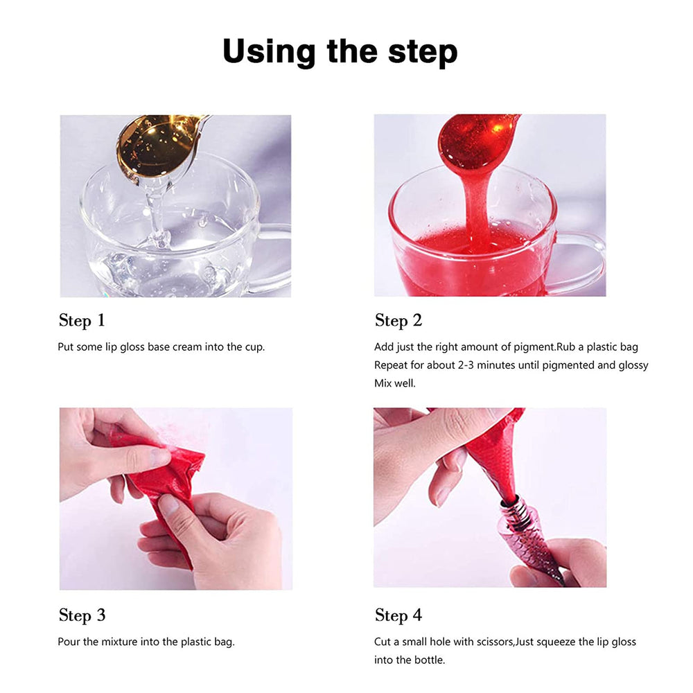 Bonnie Choice proceso casero para preparar brillo labial en casa.