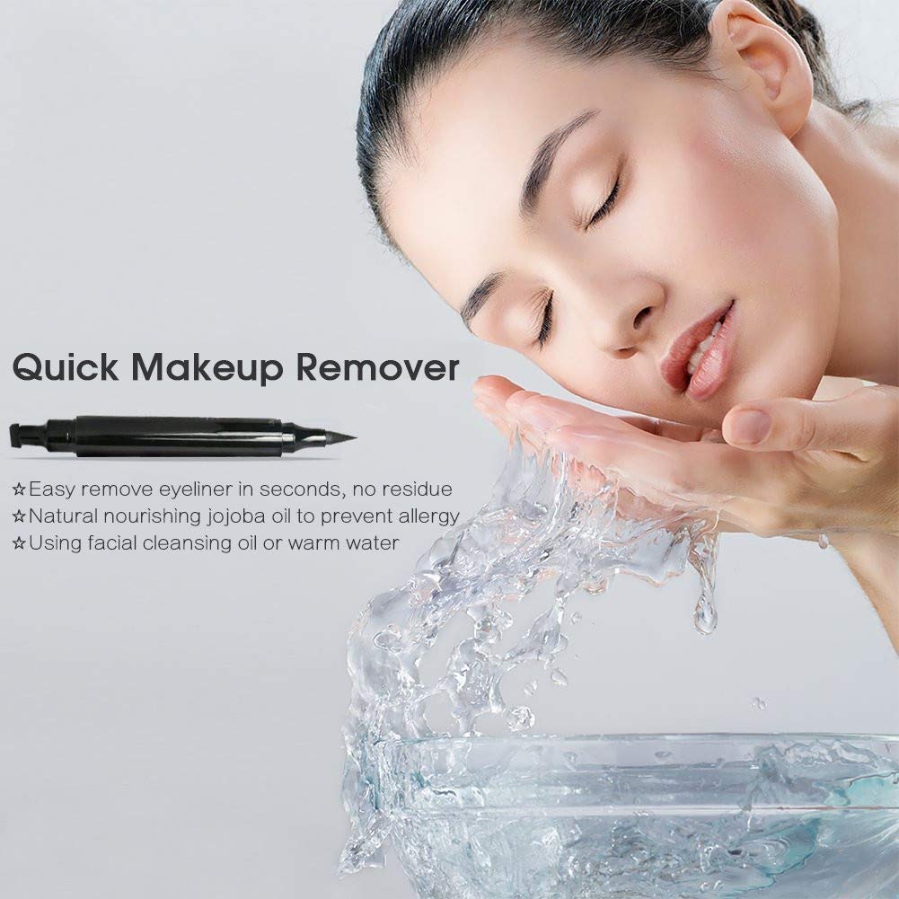 BONNIESTORE Winged Eyeliner Stamp two-pack for convenient use.