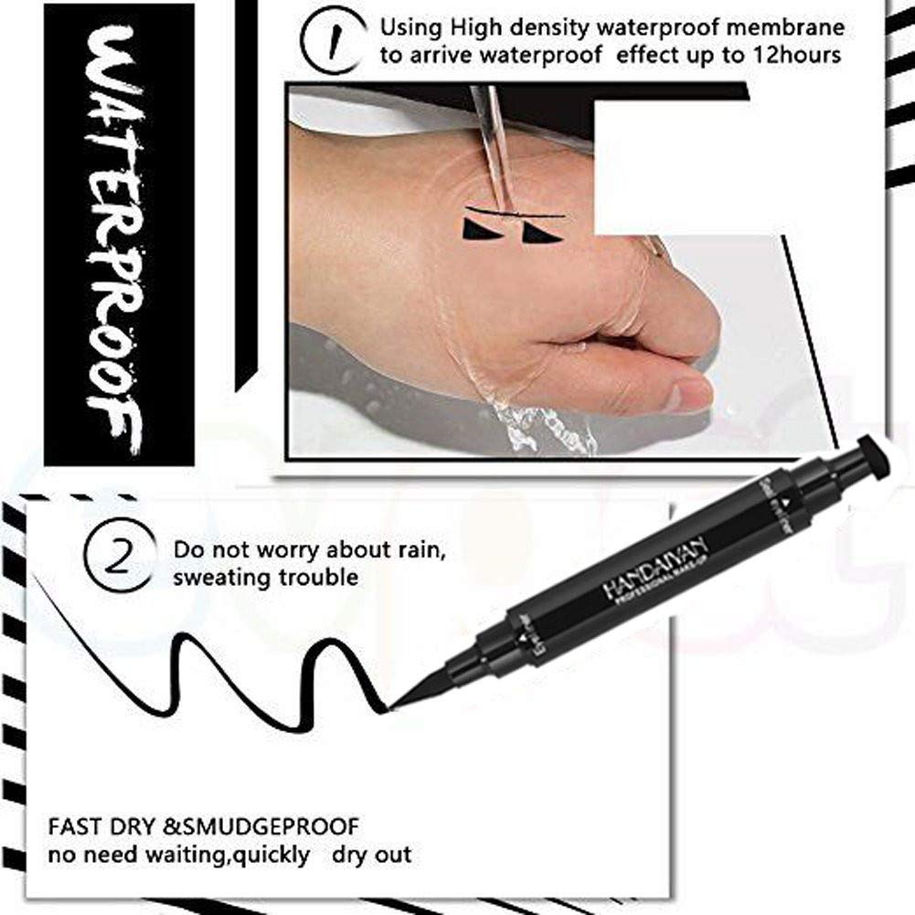 BONNIESTORE Winged Eyeliner Stamp eco-friendly plant ingredients support comfortable wear.