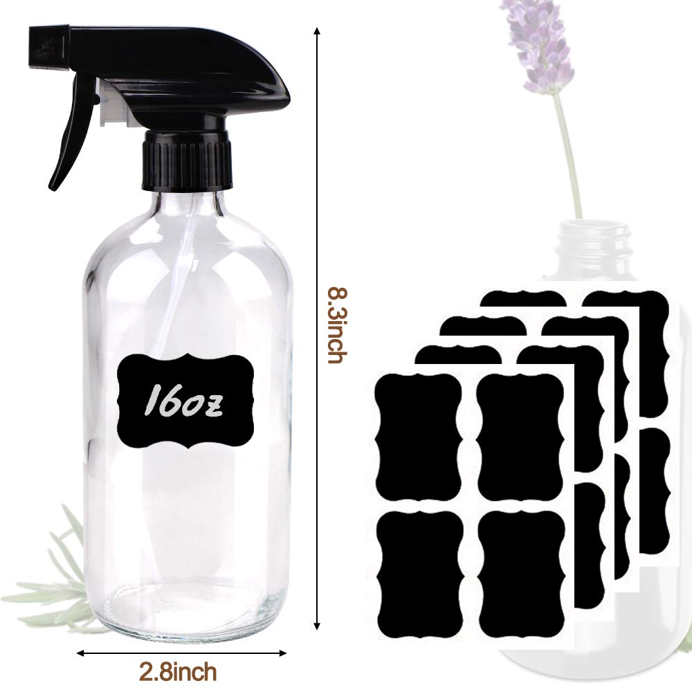 Black trigger nozzle enables precise, controlled spraying.