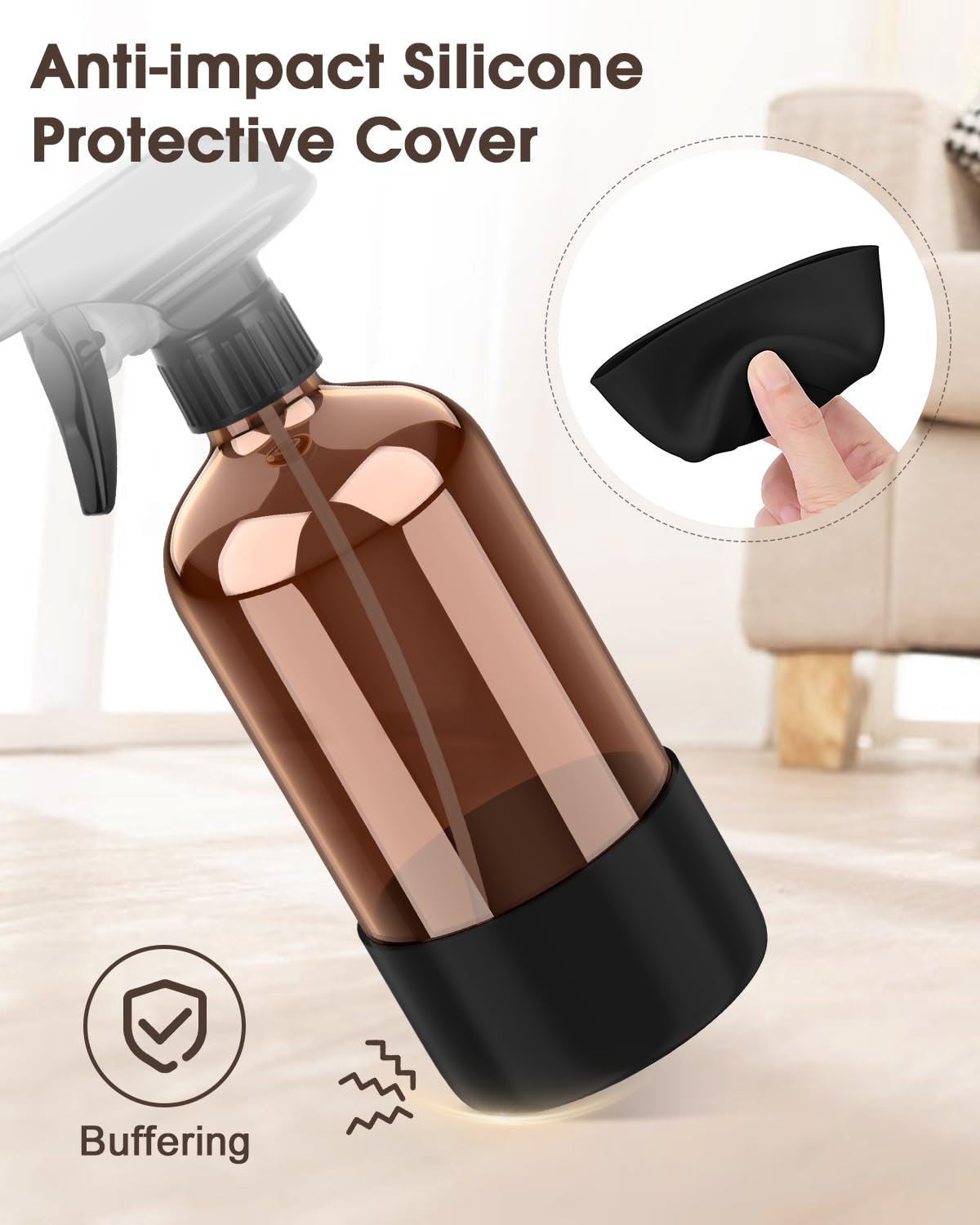 Bontip fine mist nozzle delivers even distribution for skincare or cleaning.