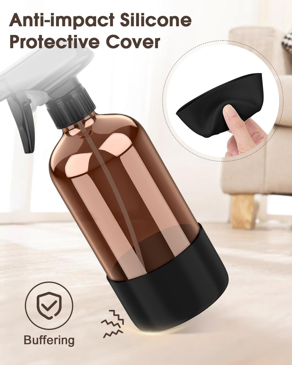 Bontip fine mist nozzle delivers even distribution for skincare or cleaning.