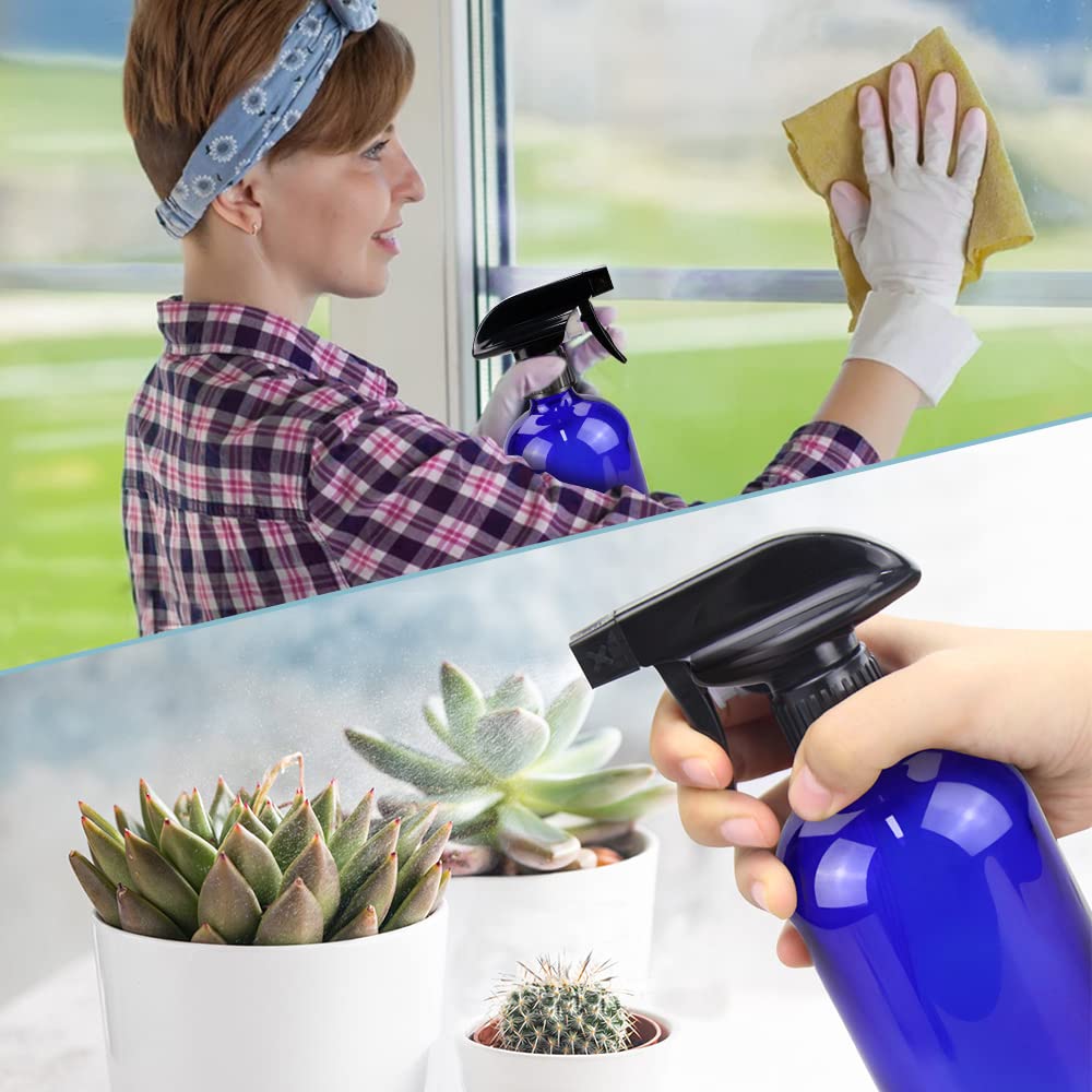 Bontip glass spray bottle with flowers image for natural cleaning ideas.