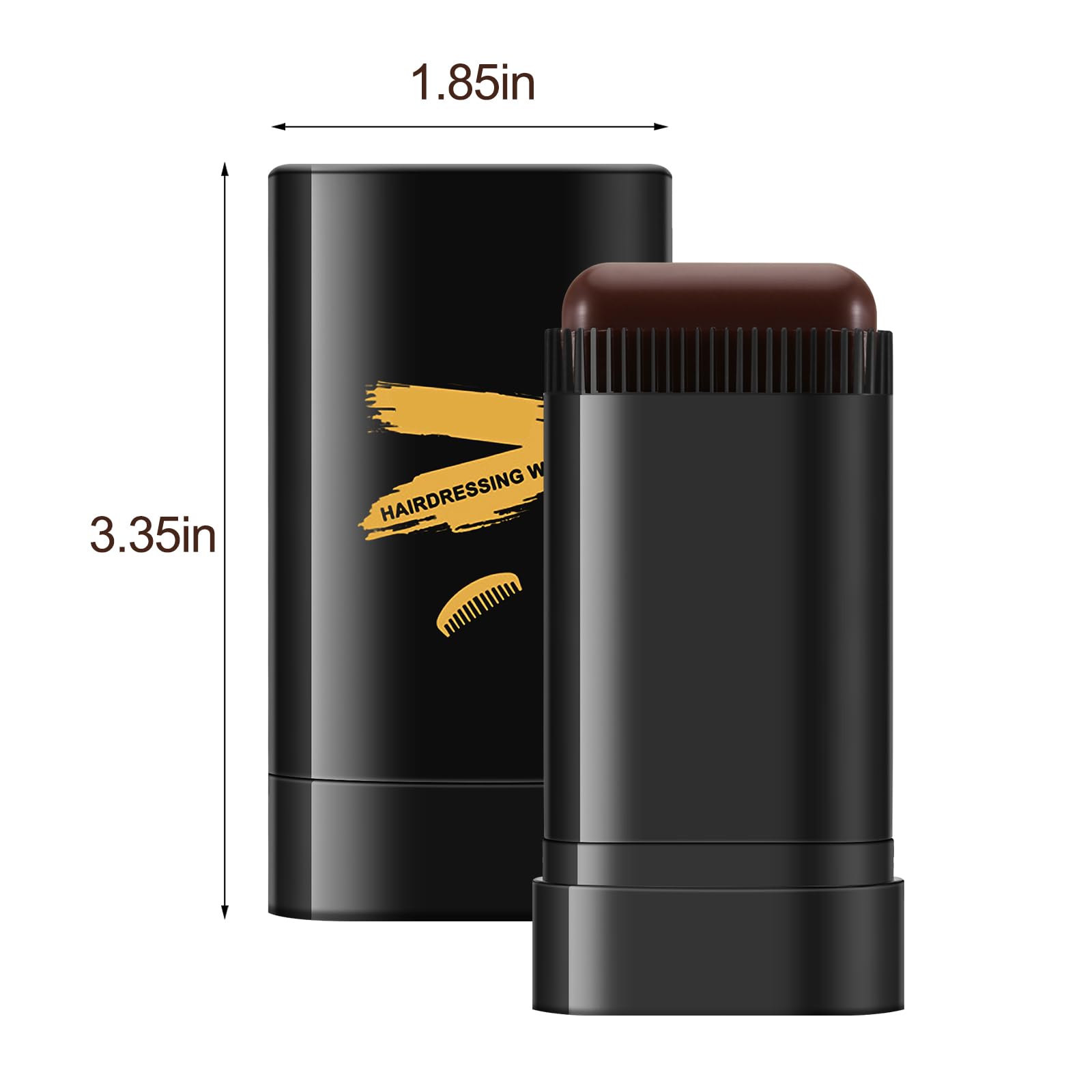 Boobeen Root Touch Up Hair Color Stick thinning-edges coverage for fuller look.