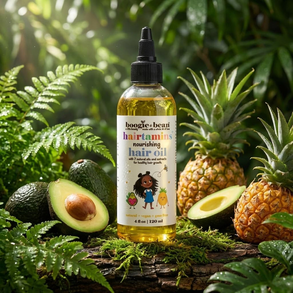 Boogie and Bean Ingredientes 100% vegetales: beneficios para el cabello.