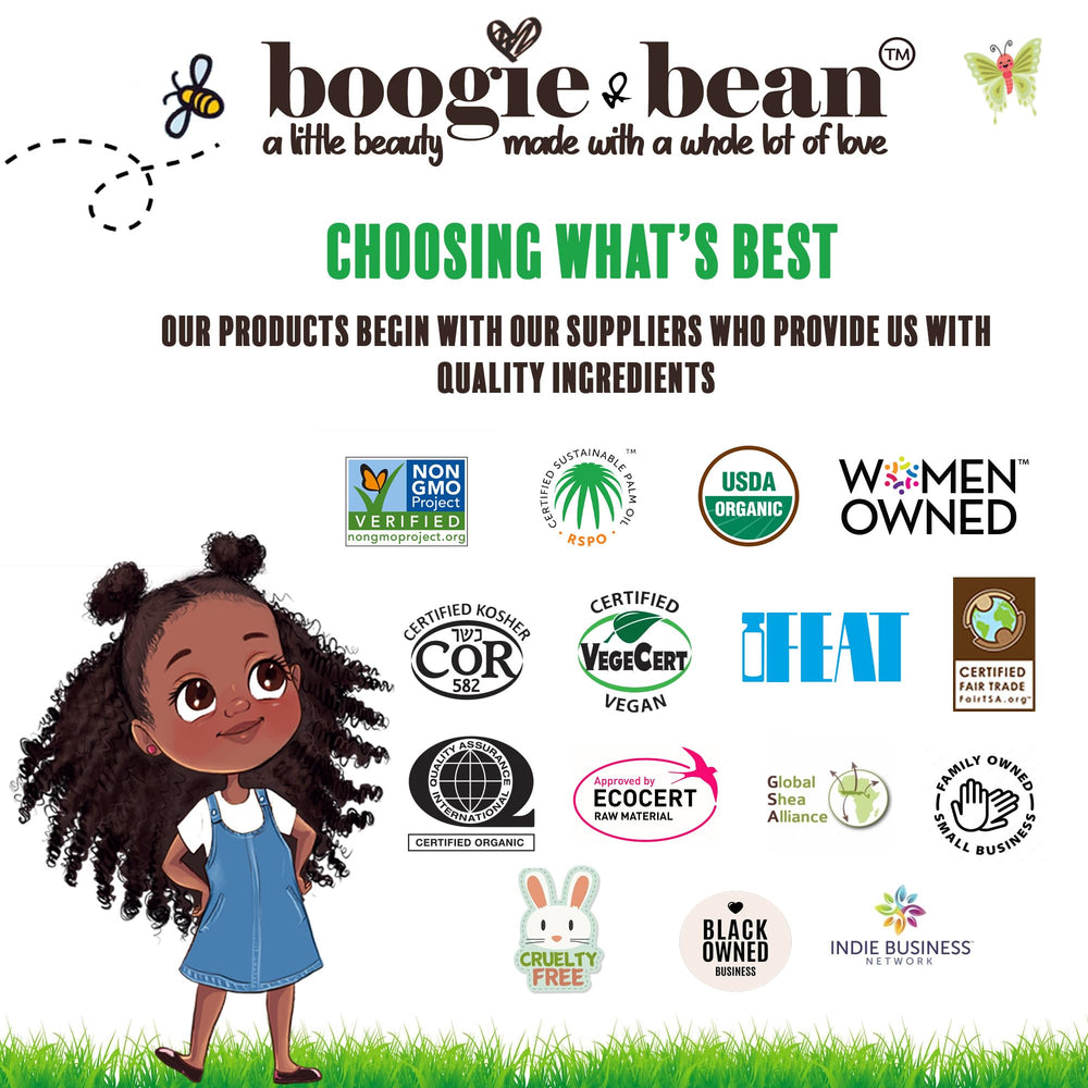 Boogie and Bean cabello 4c, nutrición para rizos densos
