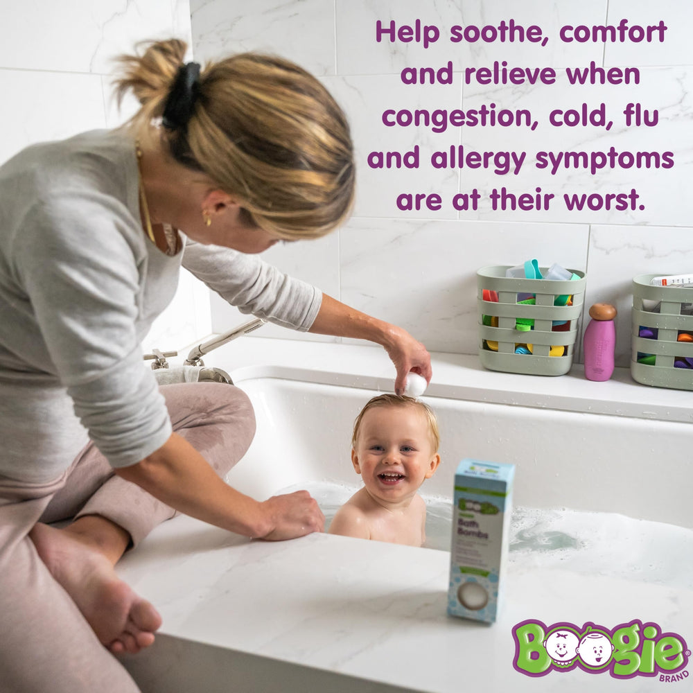 Boogie bomba de baño con eucalipto aroma para respirar mejor