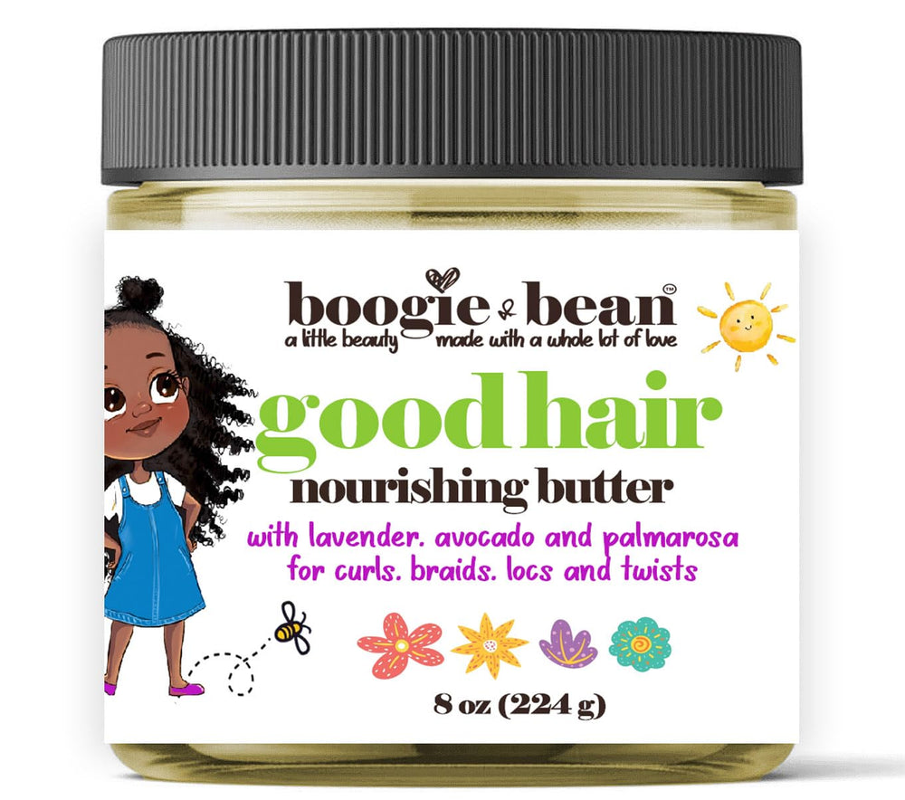 Boogie y Bean: aceite para cabello de bebé, derrame suave para uso diario.
