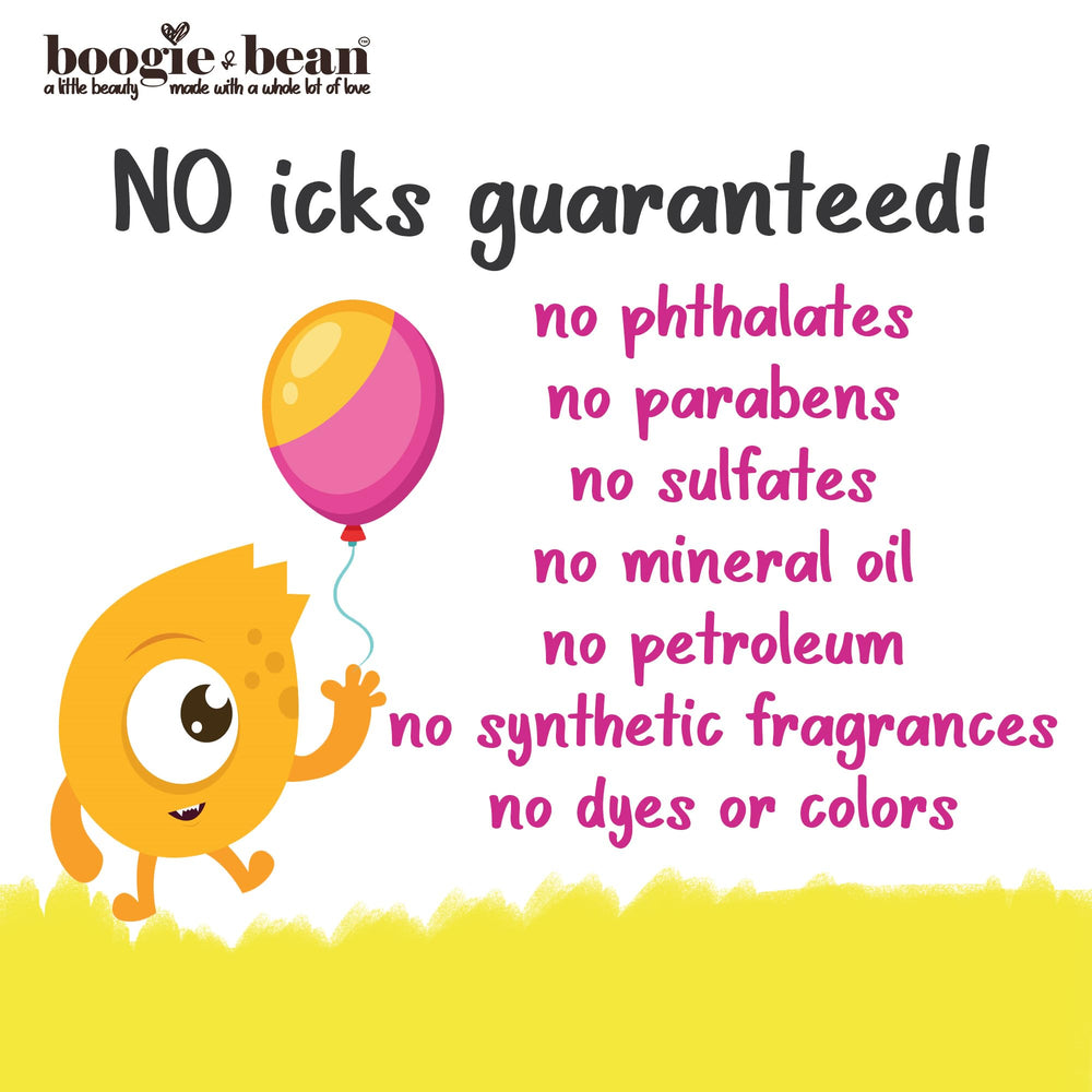 Hidratación diaria para el cabello de bebé con Boogie y Bean.