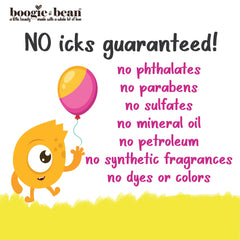 Hidratación diaria para el cabello de bebé con Boogie y Bean.