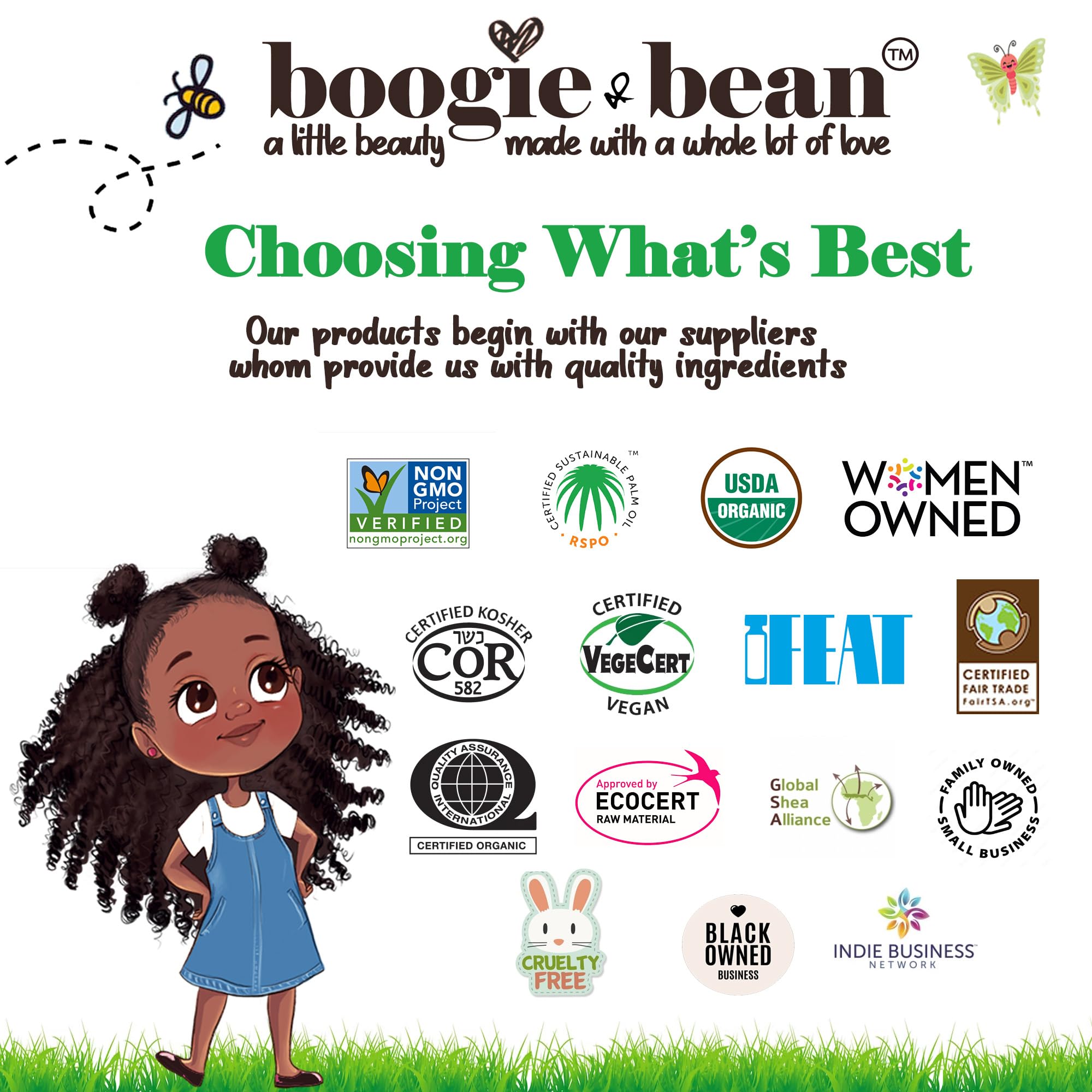 Boogie y Bean, producido en EE.UU., propiedad de dueños negros.