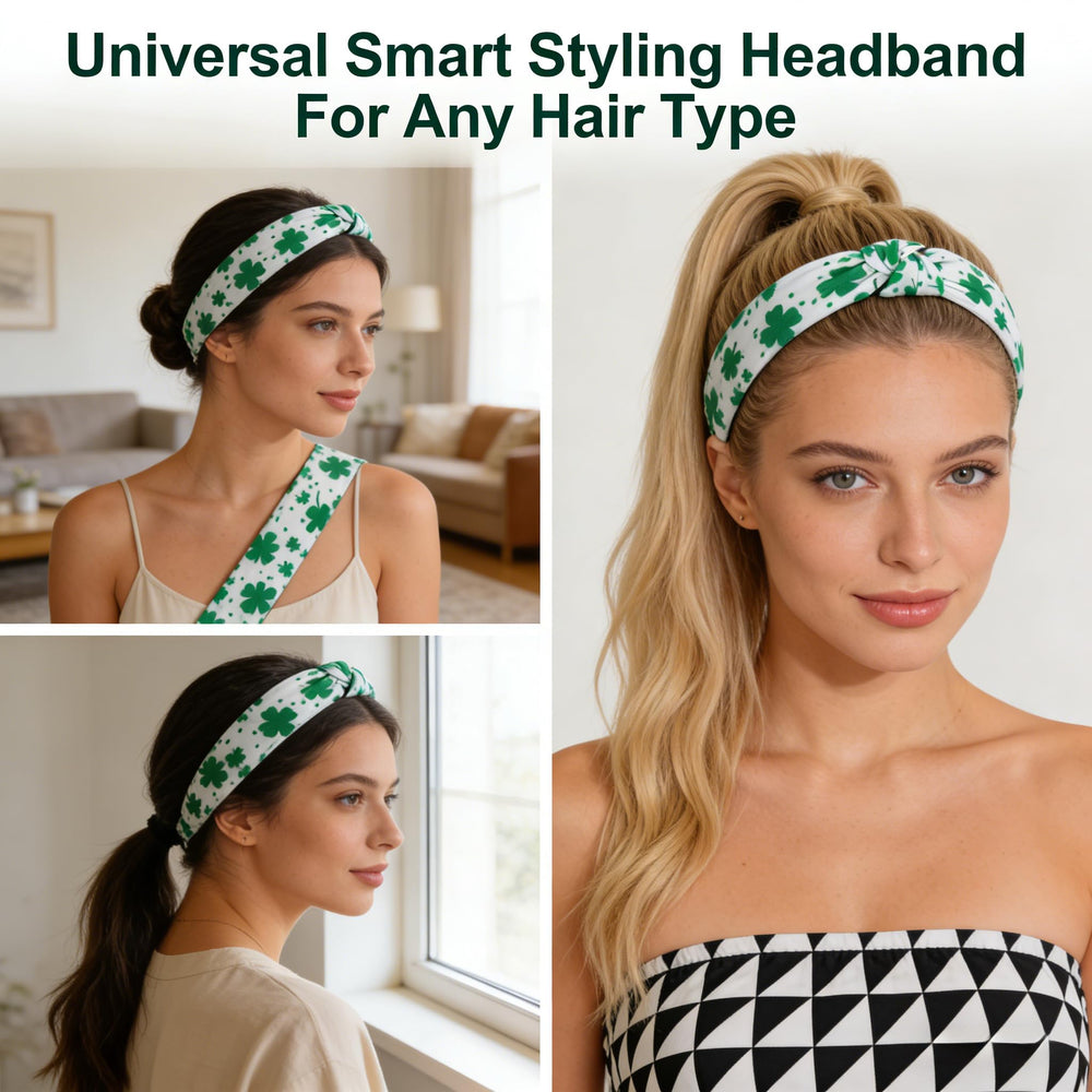 Bookay diadema verde con trébol, regalo ideal para Día de San Patricio.