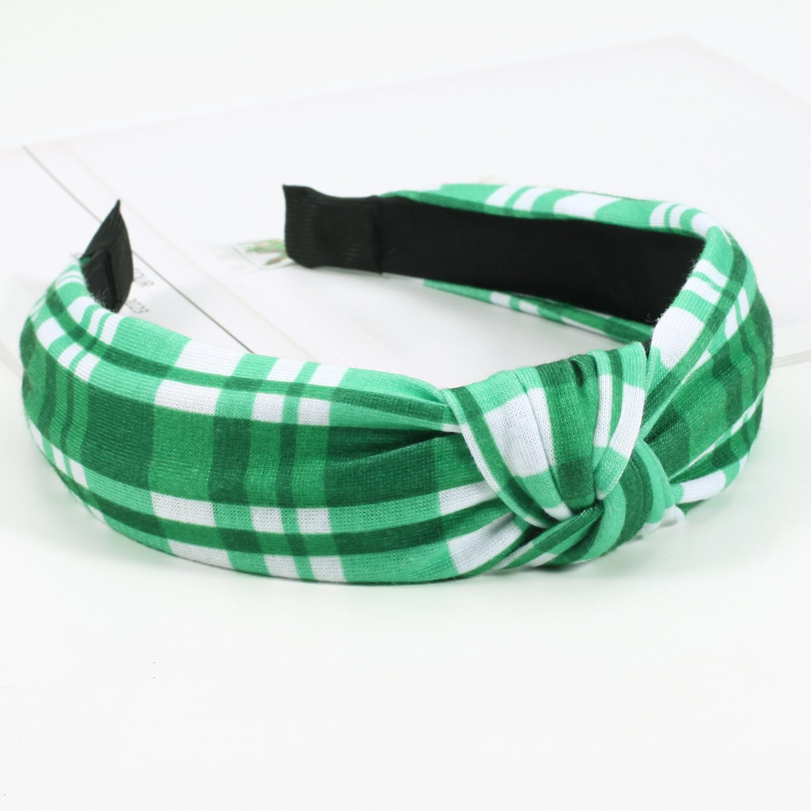 Bookay diadema verde para fiestas y reuniones, cómodo todo el día.