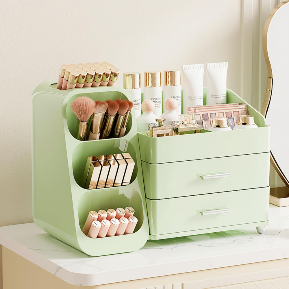 Booklov easy-clean surface supports regular maintenance of the vanity area.