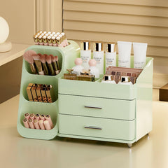 Booklov makeup organizer featuring waterproof material for easy cleaning and upkeep.