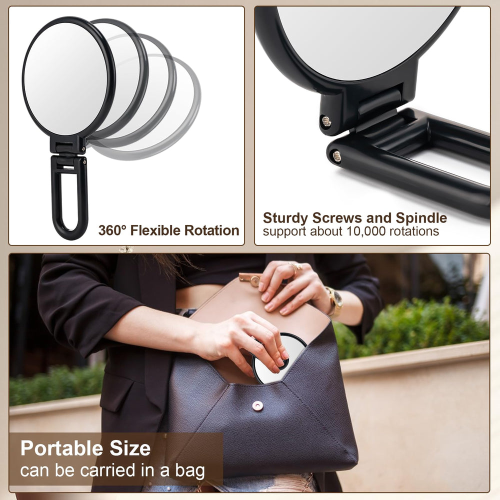 Boomiboo 360° rotation stand enables handheld, hanging, or desk setup.