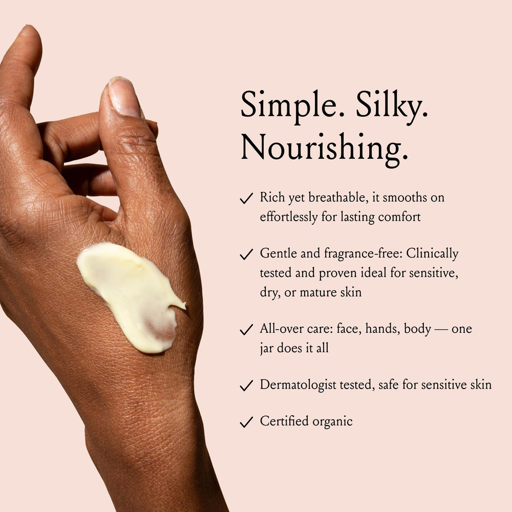 Boomsilk close-up of the five-ingredient formula suggests simple hydration.