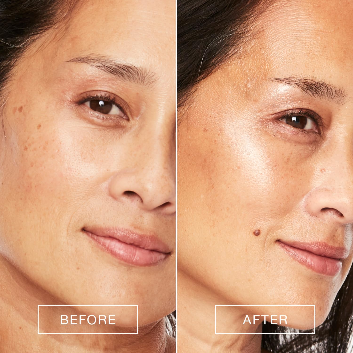 BOOM! Boomstick Glimmer on brow bones adds soft light to the eyes.