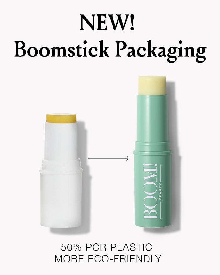 BOOM! Boomstick GLO can be used on lips and cheeks for hydrated, dewy finish.