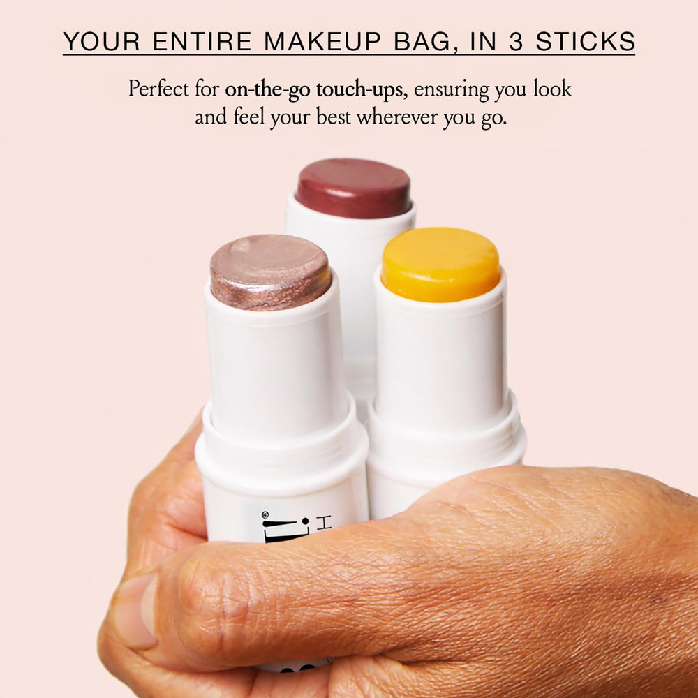 Boomstick Glo Moisturizer Stick provides hydration and prep for makeup-ready skin.