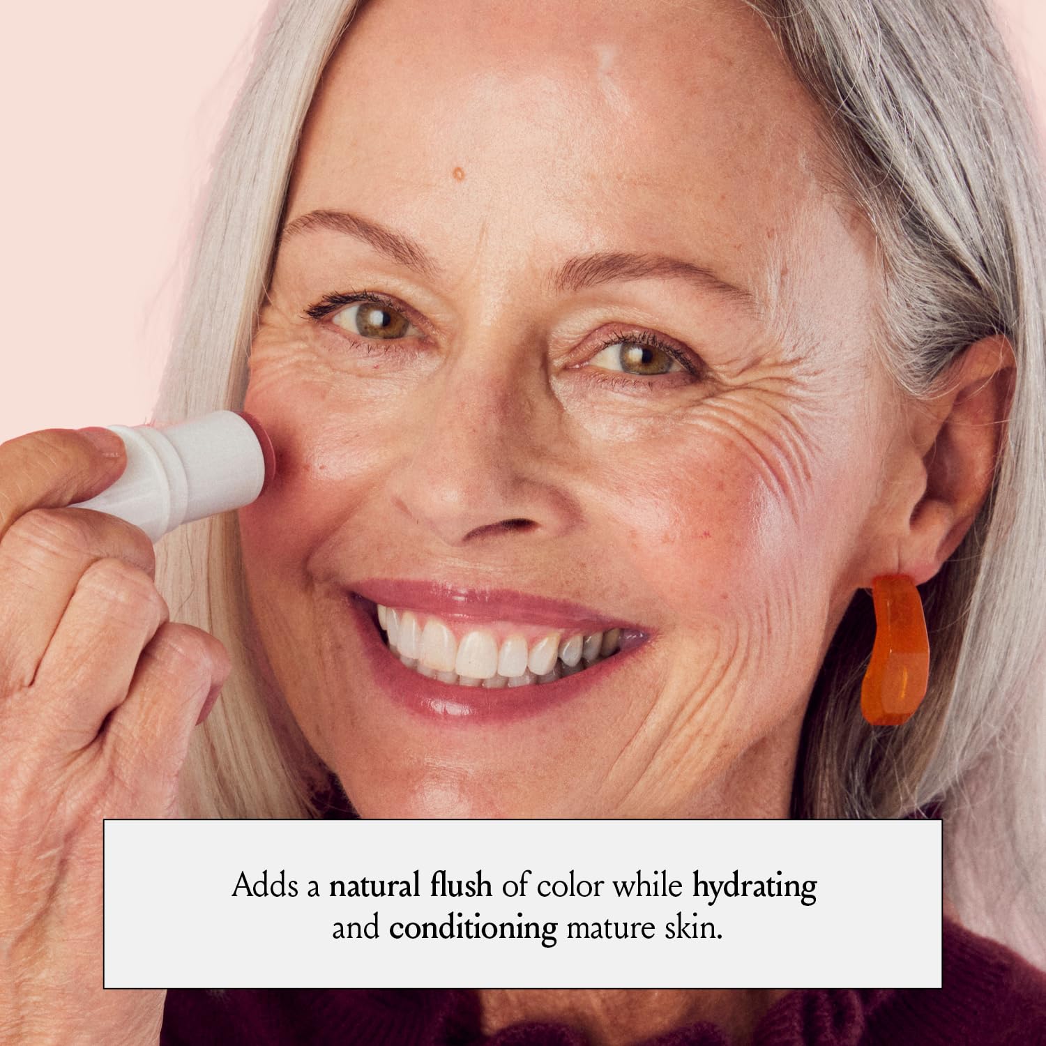 Fingertips blend Boomstick Rose Nude for a brush-free finish.