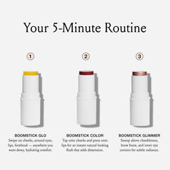 Boomstick Trio Color 3-Pack Glimmer Highlighter adds subtle radiance to high points.