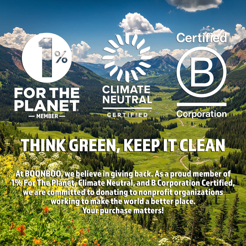 BOONBOO organic bamboo cotton swabs support biodegradable habits for eco-conscious households.