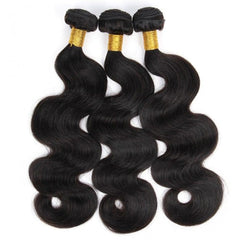 Boopwine Body Wave Bundles 14-inch close-up highlights soft strands for easy sew-in