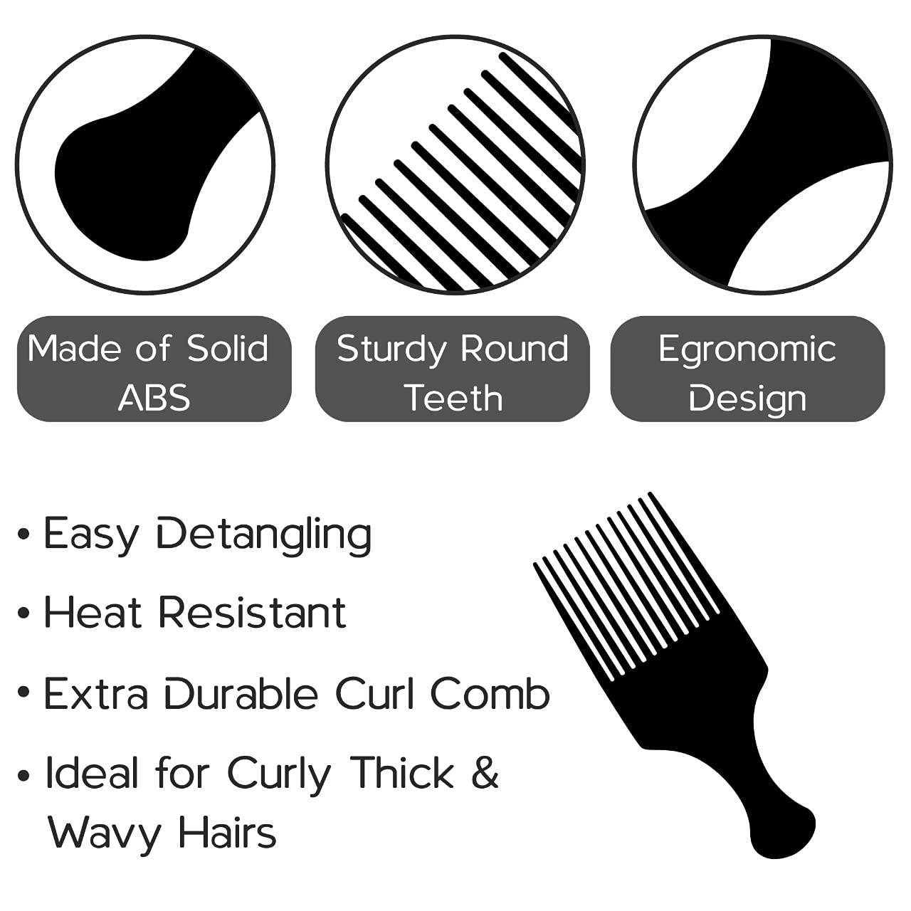 Boorika kid-friendly afro pick suitable for adults and children