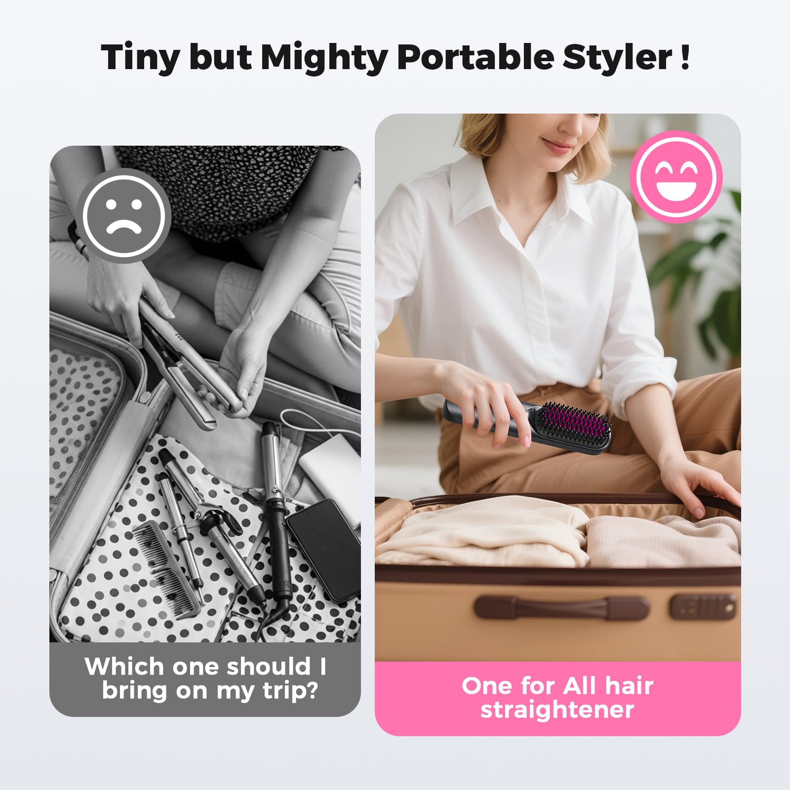 Bopcal wide-tooth comb detangles hair while styling