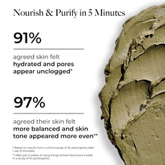Borghese Fango Active Mud Mask during application highlights creamy texture for deep cleansing