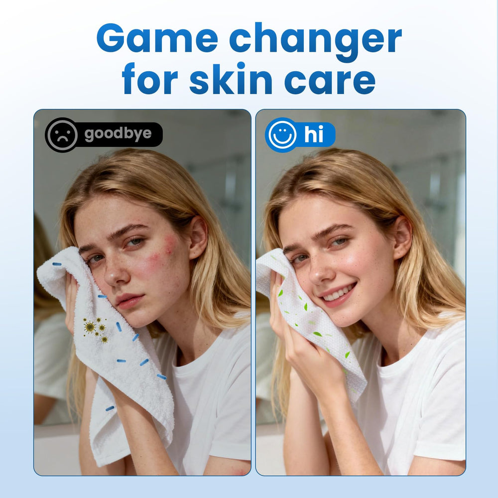 Borje toallas faciales XL, uso multiusos para rostro y cuerpo