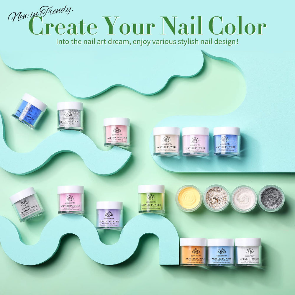 Long-lasting design possibilities with Born Pretty 36-color kit.