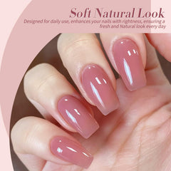 Born Pretty aplicación fácil con base gel y capa superior para uñas duraderas