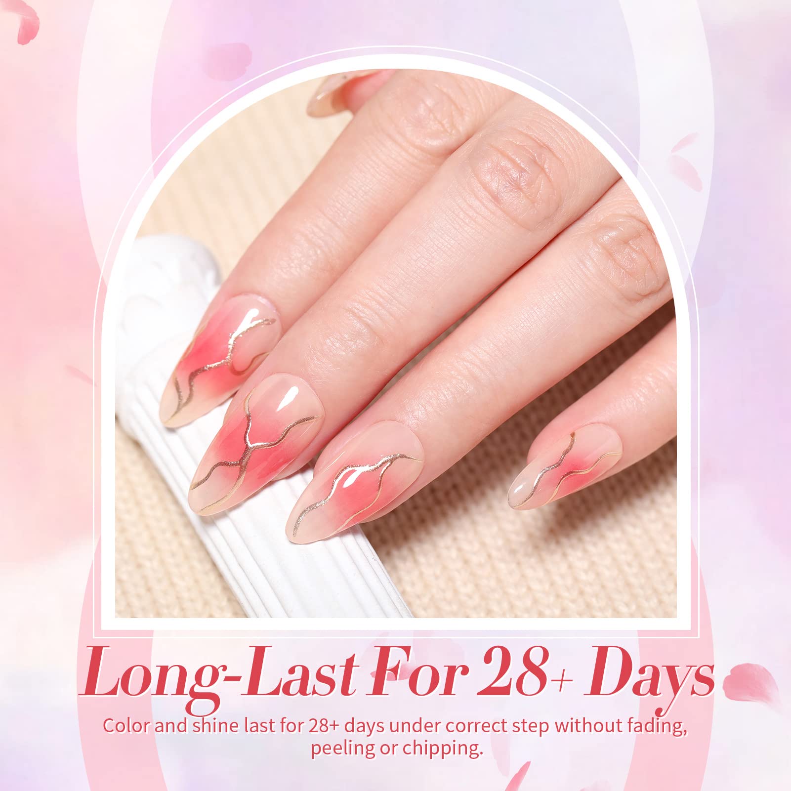 Base and top coat pairing for improved durability and glossy finish.