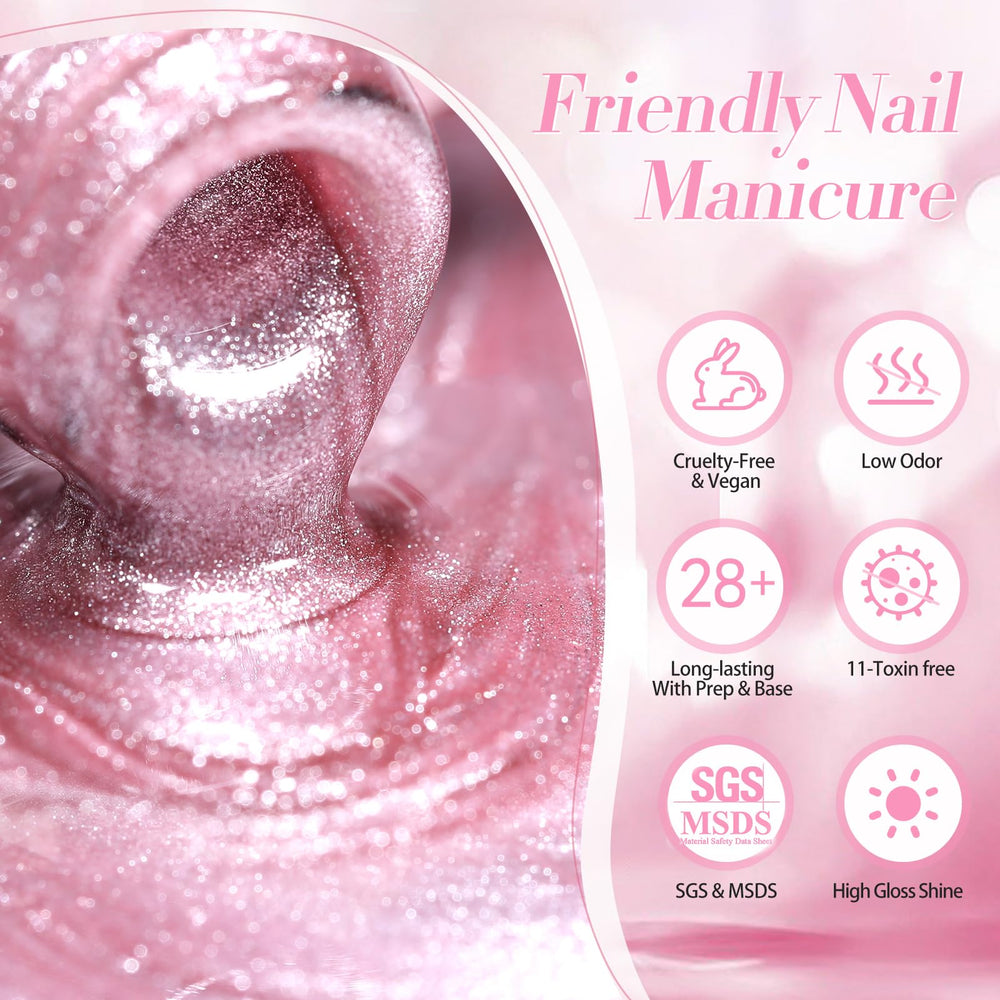 Born Pretty Magnetic Gel Nail Polish Bottle and Magnet in one kit.
