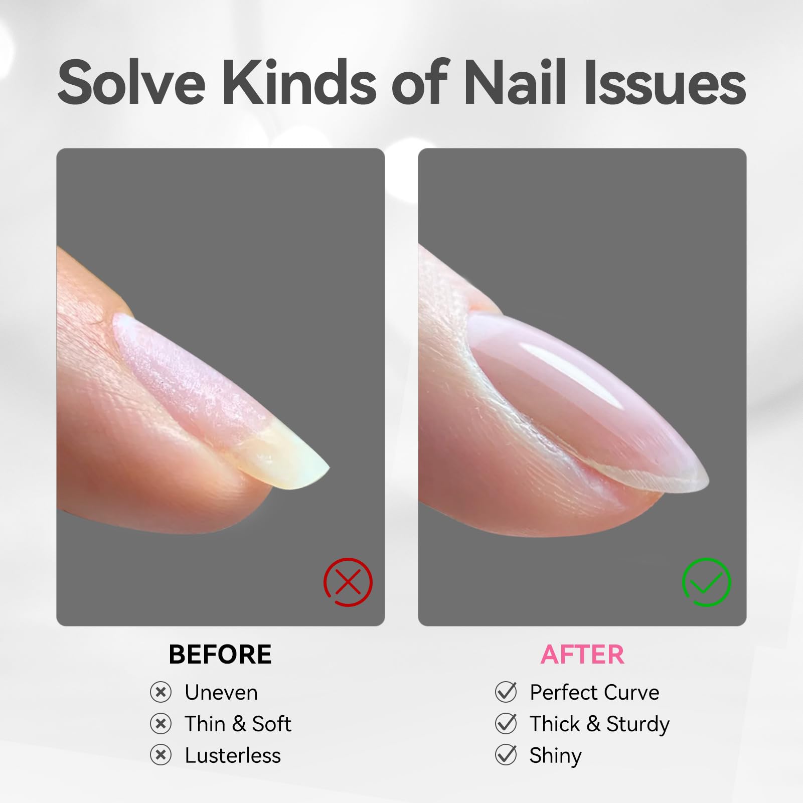 Born Pretty built-in brush gel for easy, even application.