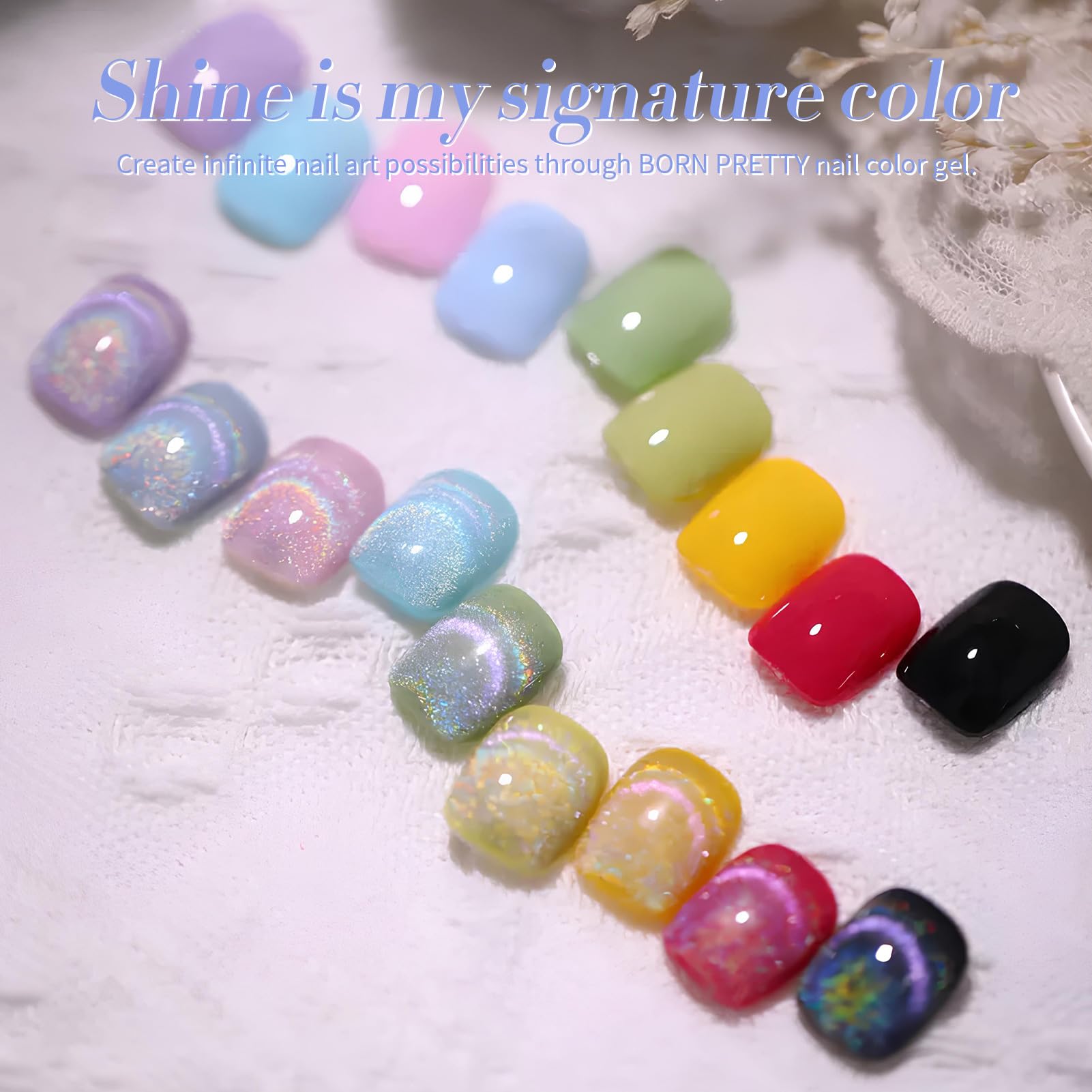 Born Pretty Cat Gel Magnético es ideal para salones y uso personal.