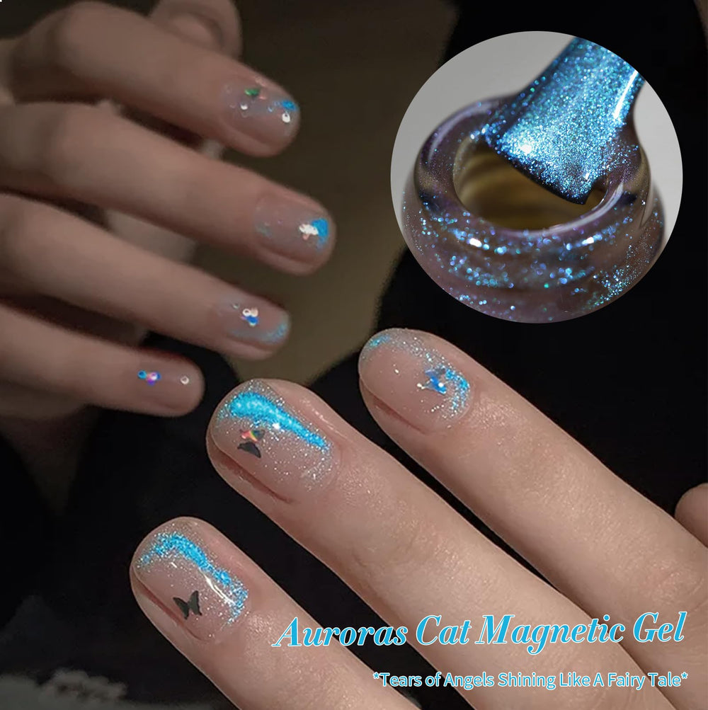 Born Pretty Cat Magnetic Eye Gel ofrece durabilidad para uñas deslumbrantes.