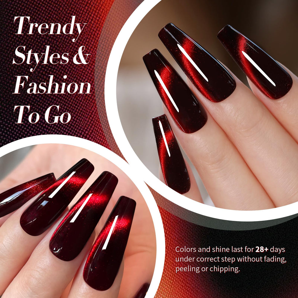 Born Pretty Cat Magnetic Eye Gel Nail Polish brillo espejado para acabado deslumbrante