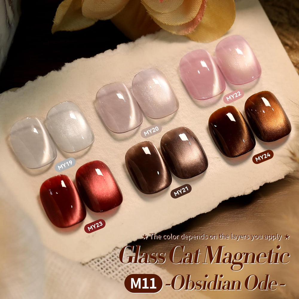 Gift box presentation for Born Pretty Cat Magnetic Eye Gel Nail Polish set