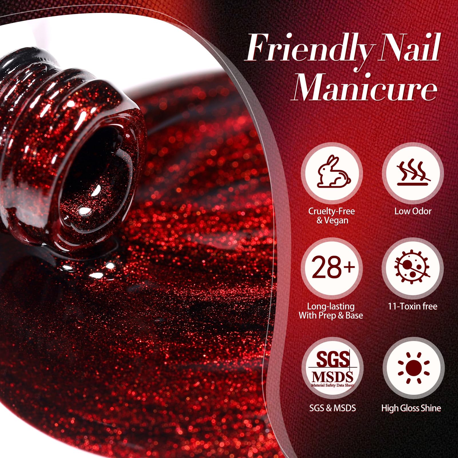 Born Pretty Cat Magnetic Eye Gel Nail Polish regalo práctico para amantes de las uñas
