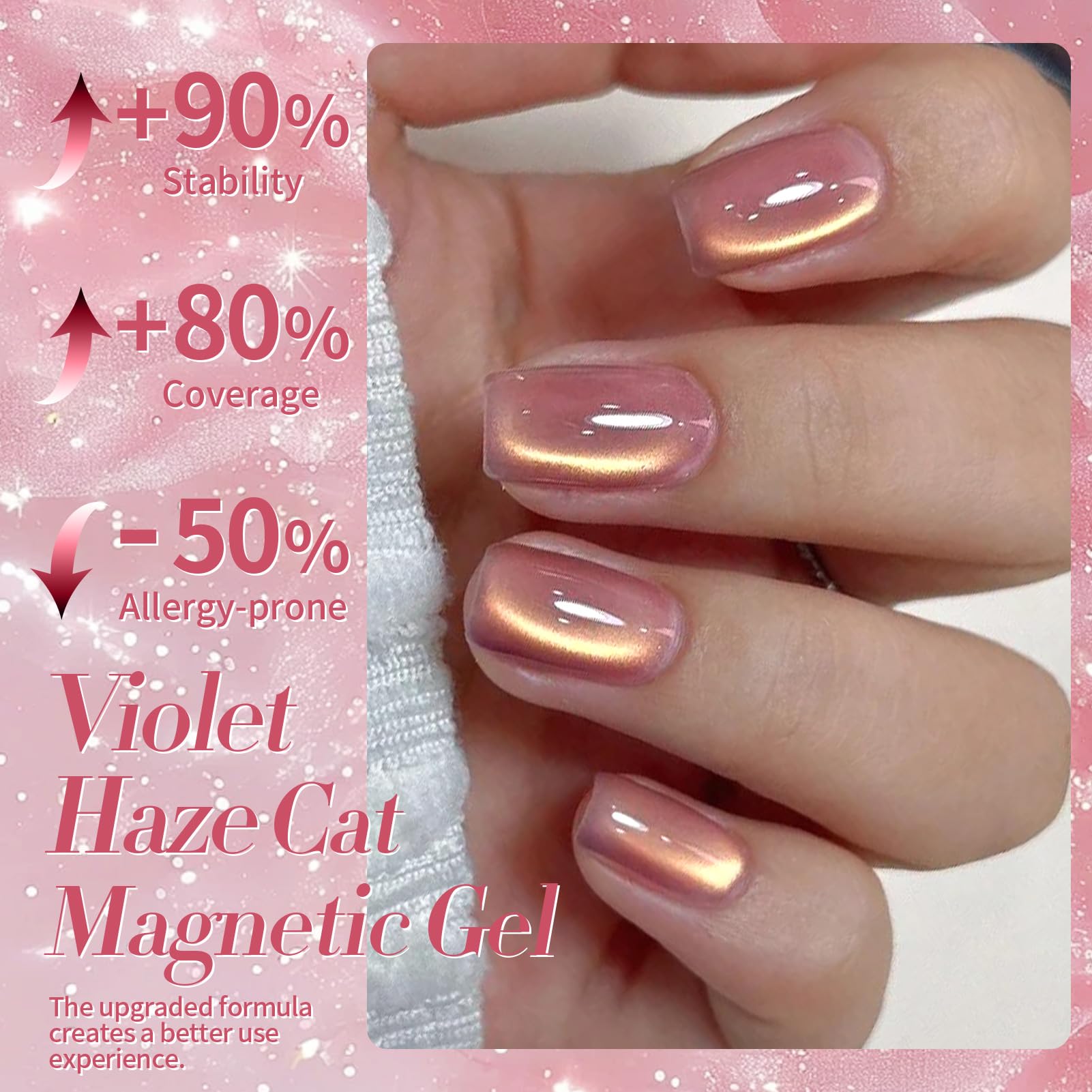 Born Pretty Cat Magnetic Eye Gel Polish offers long wear up to 21 days