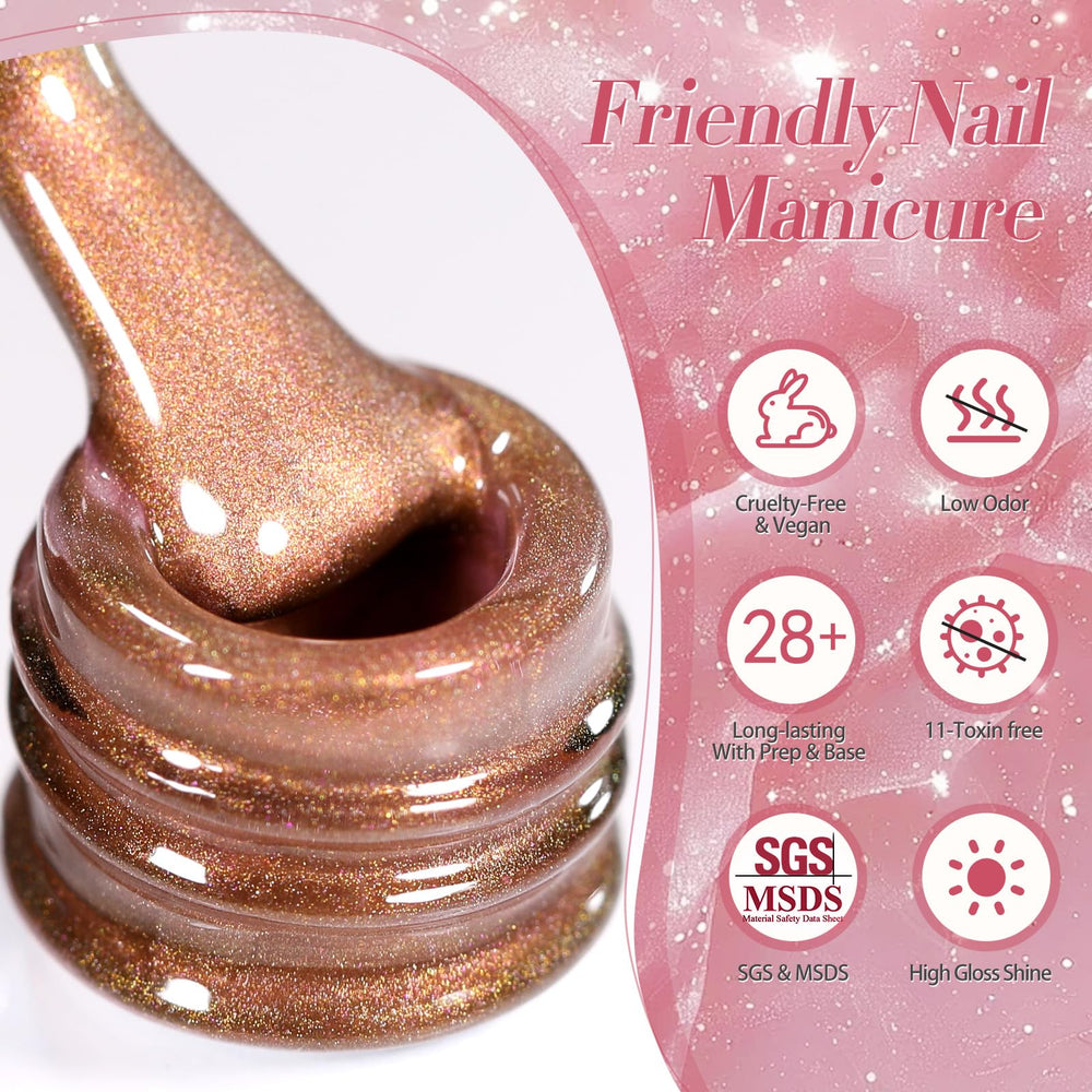Born Pretty Cat Magnetic Eye Gel Polish Violet Haze suitable for everyday use