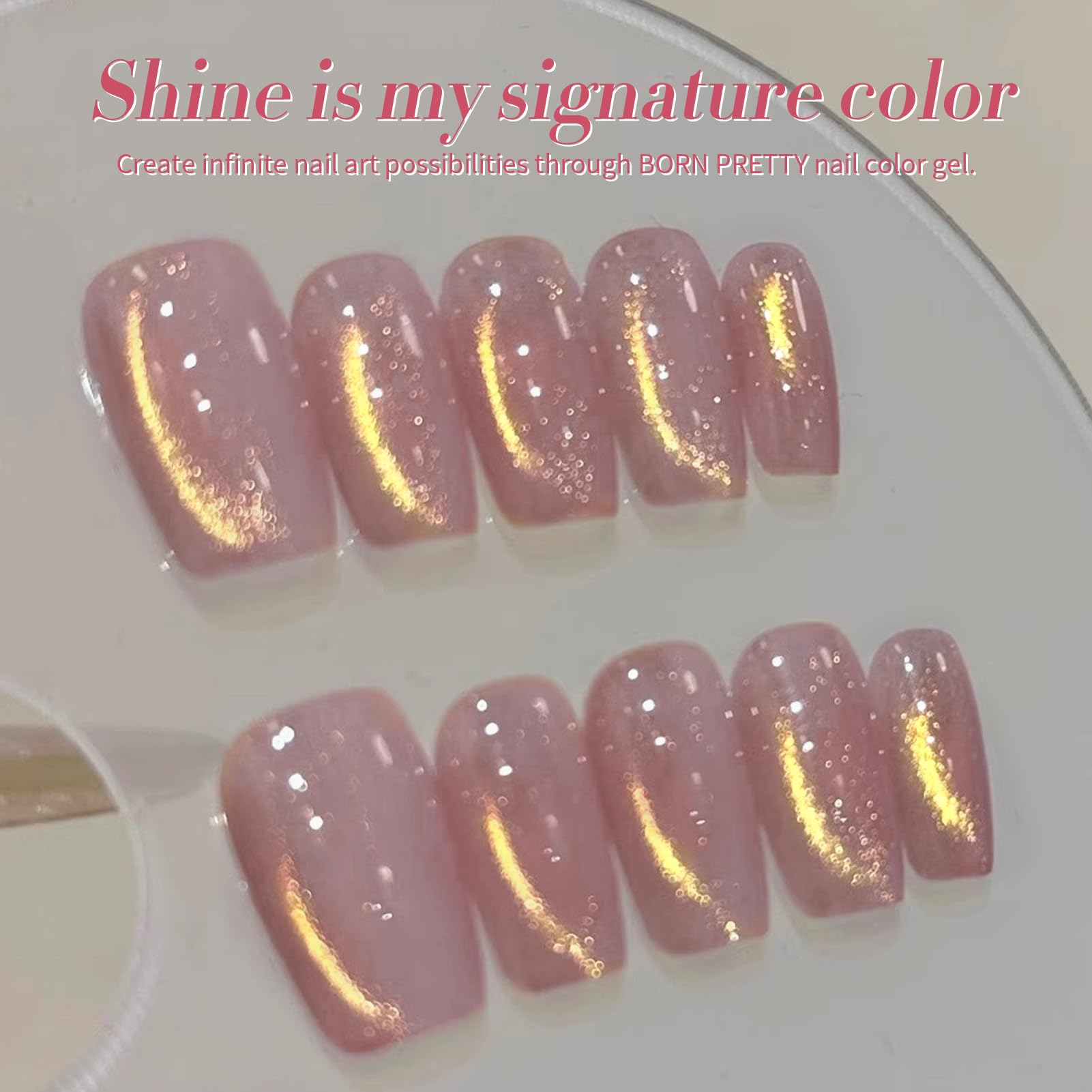 Born Pretty Cat Magnetic Eye Gel Polish comes in a compact 15ml bottle