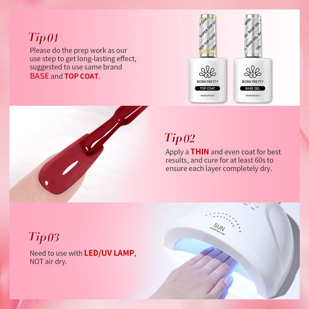 Born Pretty: diseño de uñas creativo gracias a la amplia paleta de colores.