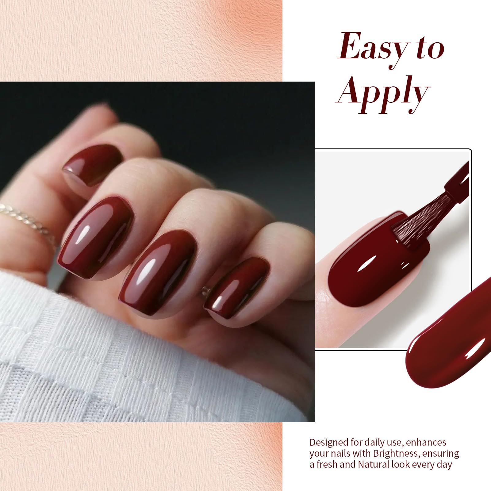 Duración de 21 días o más con base y top coat adecuados.