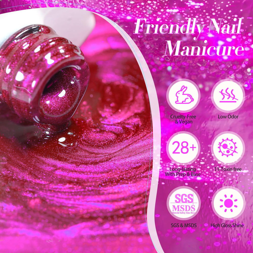 Born Pretty Cat Magnetic Eye Gel Nail Polish, fórmula de bajo olor para usar en casa